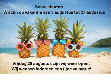 Vakantie!!!